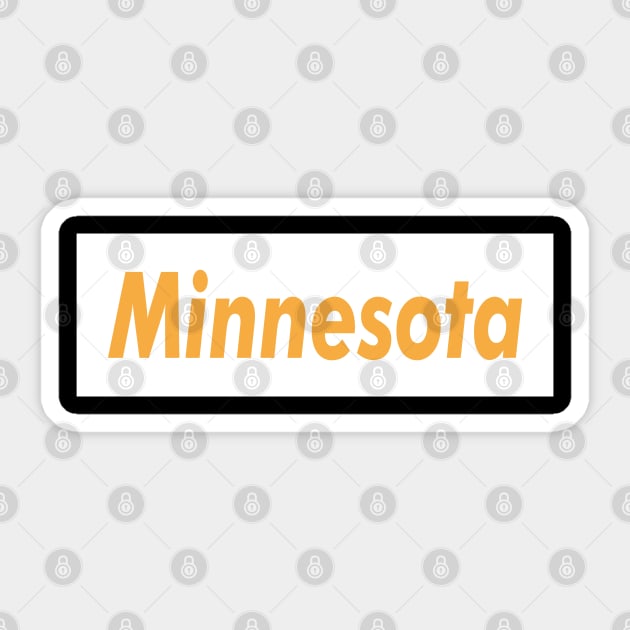 Minnesota Meat Brown Sticker by WE BOUGHT ZOO